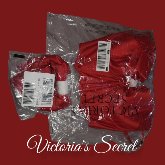 NWT Dream Angels Cupped Bow Bra Top & V String Panty Set - Picture 4 of 4